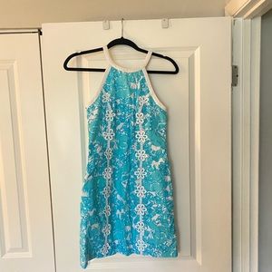 Lilly Pulitzer Pearl Halter Shift Dress